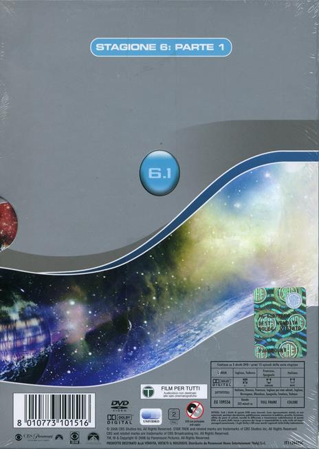 Star Trek. The Next Generation. Stagione 6. Parte 1 (3 DVD) - DVD - 2