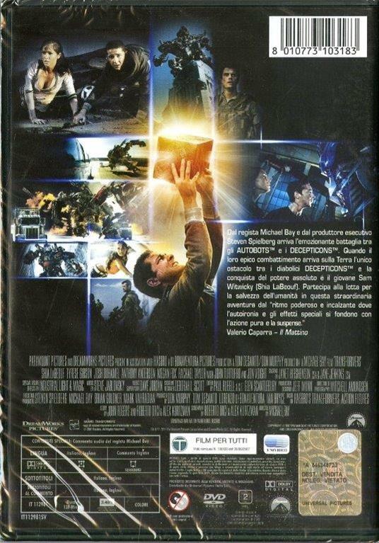 Transformers (1 DVD) di Michael Bay - DVD - 2