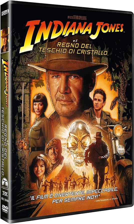 Indiana Jones e il Regno del Teschio di Cristallo (1 DVD) di Steven Spielberg - DVD