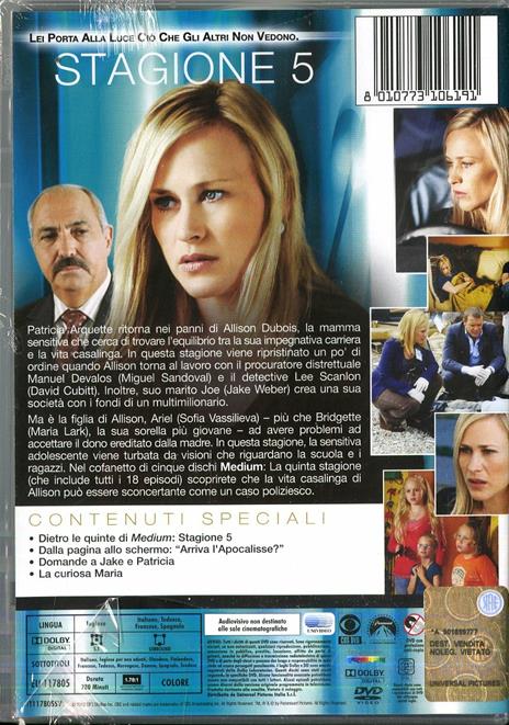 Medium. Stagione 5 (Serie TV ita) (5 DVD) - DVD - 2