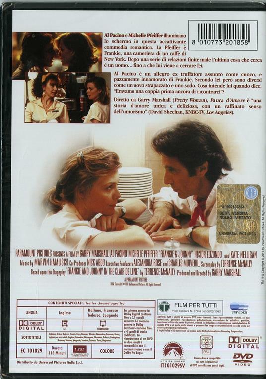 Paura d'amare - DVD - Film di Garry Marshall Drammatico