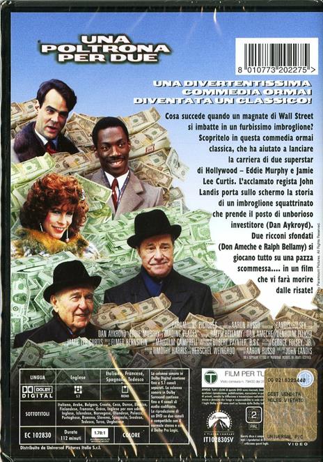 Una poltrona per due di John Landis - DVD - 2