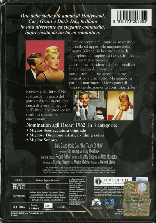 Il visone sulla pelle di Delbert Mann - DVD - 2