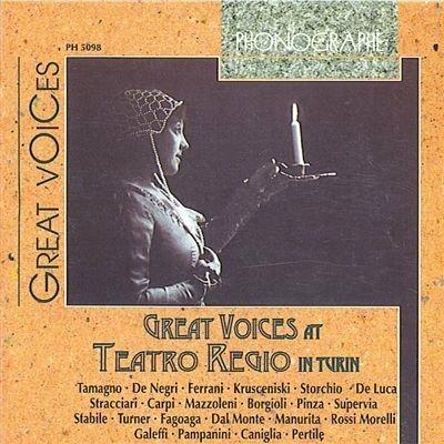 Grandi voci al Teatro Regio a Torino - CD Audio di Giacomo Meyerbeer