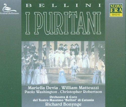 I Puritani - CD Audio di Vincenzo Bellini,Richard Bonynge,William Matteuzzi,Mariella Devia