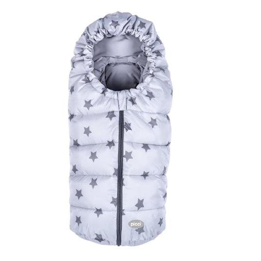 Sacco Termico Star Picci Per Carrozzina/Ovetto Perla Stelle Grigie