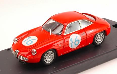 Alfa Romeo Giulia Sz #16 Retired Targa Florio 1962 Sinibaldi / Castellano 1:43 Model Bg7185