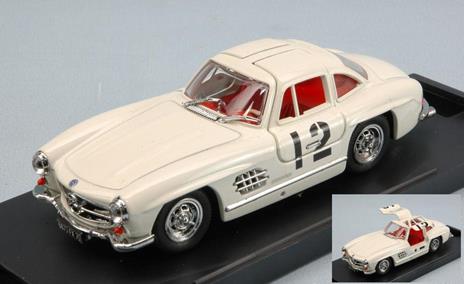 Mercedes 300 Sl #12 Rallye De Sestrieres 1957 Claude Le Guezec 1:43 Model Bg7191