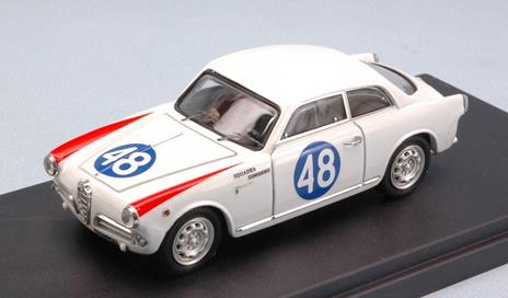 Alfa Romeo Giulietta 1Ot #48 20Th Targa Florio 1960 Coco / Sabbia 1:43 Model Bg7345