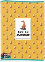 Quaderno maxi A4 Seven MAX QTY Animals. Righe 1 e 2 elementare