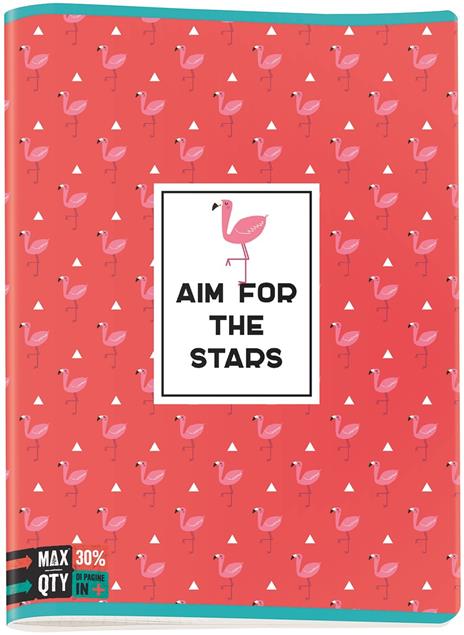 Quaderno maxi A4 Seven MAX QTY Animals. Righe 3 elementare