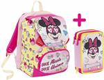 Zaino Schoolpack Scuola Minnie Rosa