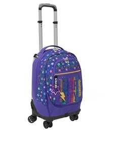 Cartoleria Zaino Trolley Jack-4WD Seven 7.1 Dance Party Portent Violet. Blu-Viola Seven