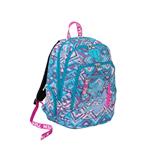 Zaino scuola Advanced Seven 7.1 Wild Feeling Tyle. Azzurro-Rosa