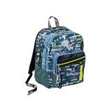 Zaino scuola Outsize Seven 7.1 Urban Rock Abyss. Blu-Azzurro