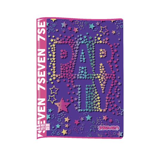 Quaderno maxi A4 Seven Girl. 1 rigo