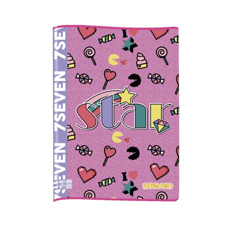 Quaderno maxi A4 Seven Girl. Quadretti piccoli 4 mm - 2