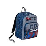 Zaino scuola Outsize Seven 7.1 Street Player Blue Deep. Blu