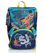 Zaino scuola sdoppiabile Big Seven SJ Gang Ledtech Boy Blue Deep. Blu