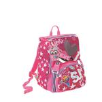 Zaino scuola sdoppiabile Big Seven SJ Gang Ledtech Girl Fluo Fuxia. Rosa