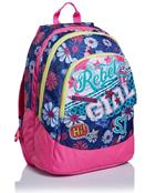 Zaino scuola Maxi Seven SJ Gang Girl Pinky College Candy Fuxia