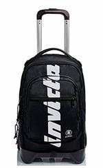 Zaino Trolley New Plug Invicta New Way Jet Black, Nero - 53x36x26,5 cm