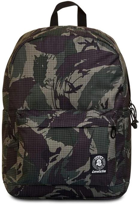 Zaino Invicta New Way Carlson Fantasy Military Camo Green - 30x41,5x18 cm - 2