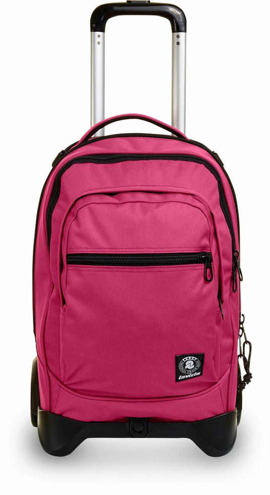 Zaino trolley Invicta New Way New Plug Plain Rosa 53x36x26 5 cm Invicta Cartoleria e scuola IBS