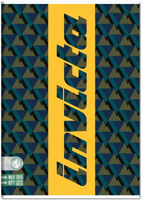 Quaderno maxi A4 Invicta Quadretti piccoli 4 mm - 4