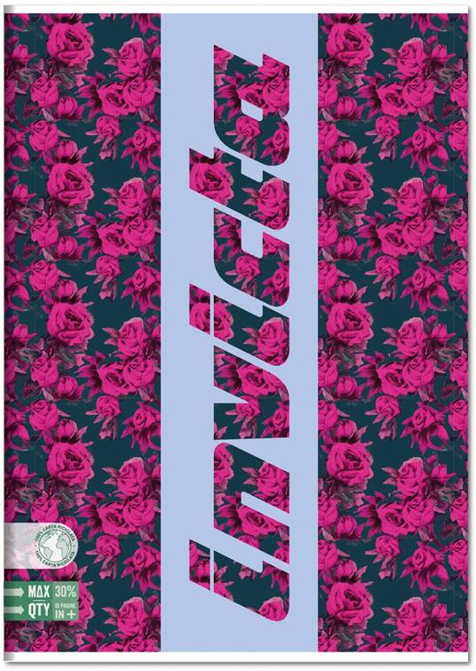 Quaderno maxi A4 Invicta Quadretti piccoli 4 mm - 5