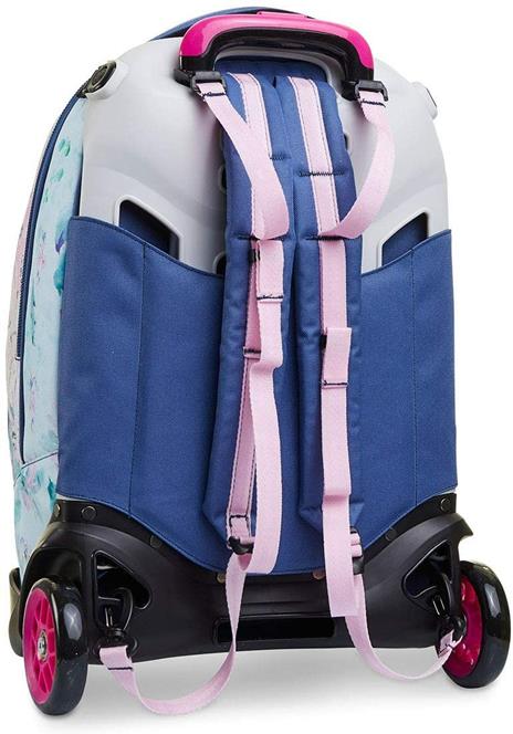 Zaino Trolley Jack 2WD Seven 7.1 Chic League Rosa - 37x51x27 cm - 5