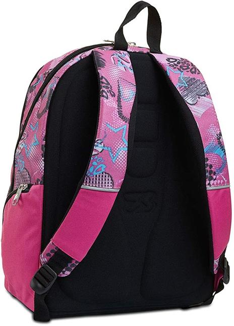 Zaino scuola Advanced Seven 7.1 Romantic Freedom Rosa 31x43x24 cm - 3