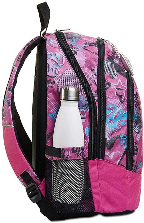 Zaino scuola Advanced Seven 7.1 Romantic Freedom Rosa 31x43x24 cm - 5