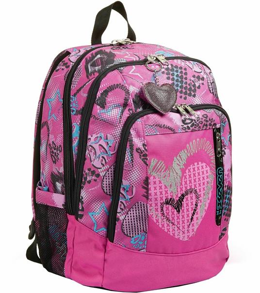 Zaino scuola Advanced Seven 7.1 Feeling Free Rosa 31x43x24 cm - Seven 7.1 -  Cartoleria e scuola