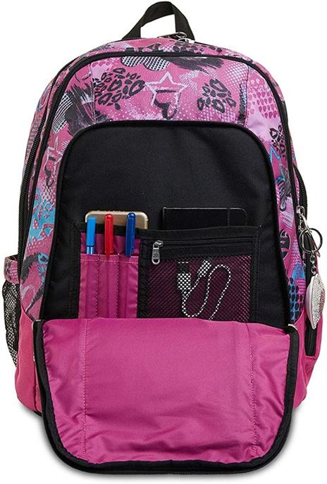 Zaino scuola Advanced Seven 7.1 Romantic Freedom Rosa 31x43x24 cm - 6
