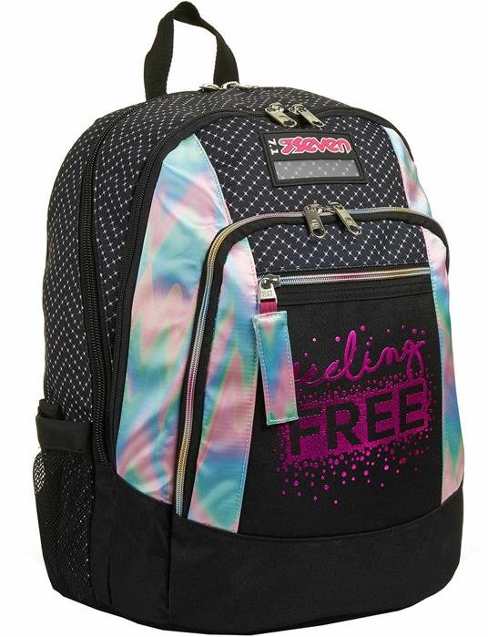 Zaino scuola Advanced Seven 7.1 Feeling Free Rosa 31x43x24 cm - Seven 7.1 -  Cartoleria e scuola