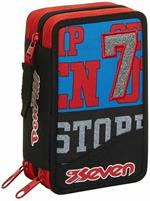 Astuccio Pen Pad Seven 7.1 Take The Field Rosso - 12x20x7,5 cm