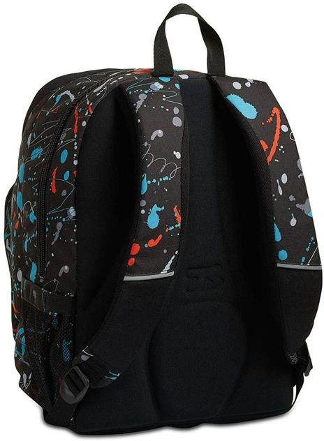Zaino scuola Point Out Seven 7.1 Personal Art Nero 30x42x20 cm - 3