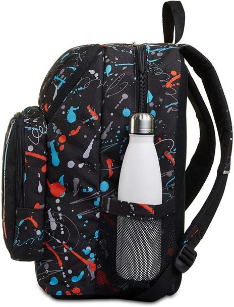 Zaino scuola Point Out Seven 7.1 Personal Art Nero 30x42x20 cm - 5