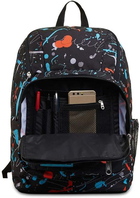 Zaino scuola Point Out Seven 7.1 Personal Art Nero 30x42x20 cm - 6