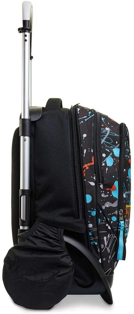 Zaino Trolley Tyre Seven 7.1 Personal Art Nero - 39x57x28 cm - 3
