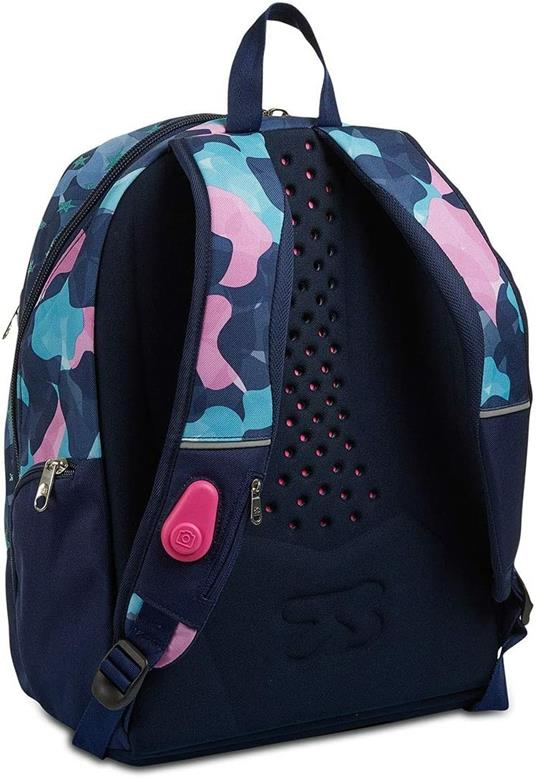Zaino scuola Advanced Seven 7.1 Charming Girl Blu 31x43x24 cm - 3