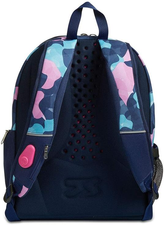 Zaino scuola Advanced Seven 7.1 Charming Girl Blu 31x43x24 cm - 4