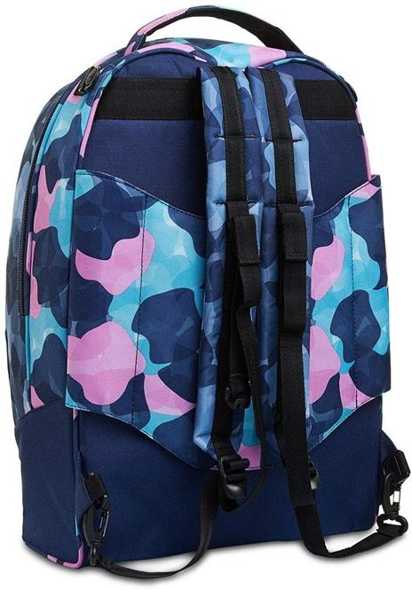 Zaino Trolley Jack 2WD Seven 7.1 Charming Girl Blu - 37x51x27 cm - 5