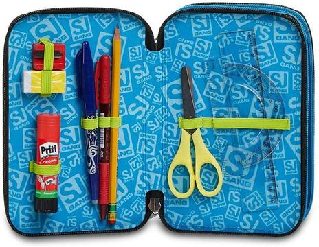 Astuccio 3 zip SJ Ledtech Spleedled Boy - 20x12,5x7 cm - 2