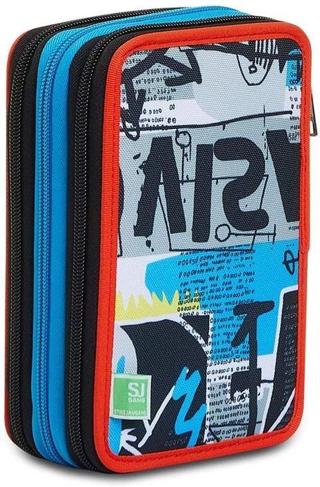 Astuccio 3 zip SJ Ledtech Spleedled Boy - 20x12,5x7 cm - 5