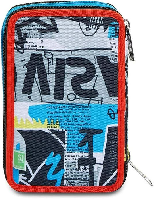 Astuccio 3 zip SJ Ledtech Spleedled Boy - 20x12,5x7 cm - 6
