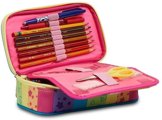 Astuccio organizzato Quick Case SJ Gang Multicolor Girl - 22x12,5x6,5 cm - 3