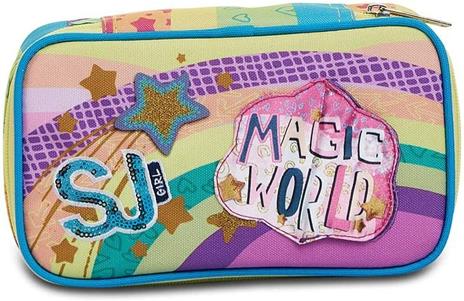 Astuccio organizzato Quick Case SJ Gang Multicolor Girl - 22x12,5x6,5 cm - 6