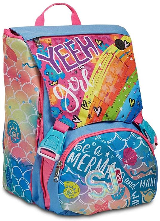 Zaino scuola sdoppiabile SJ Leadtech Oceanled Girl 27x41x16 cm - 2
